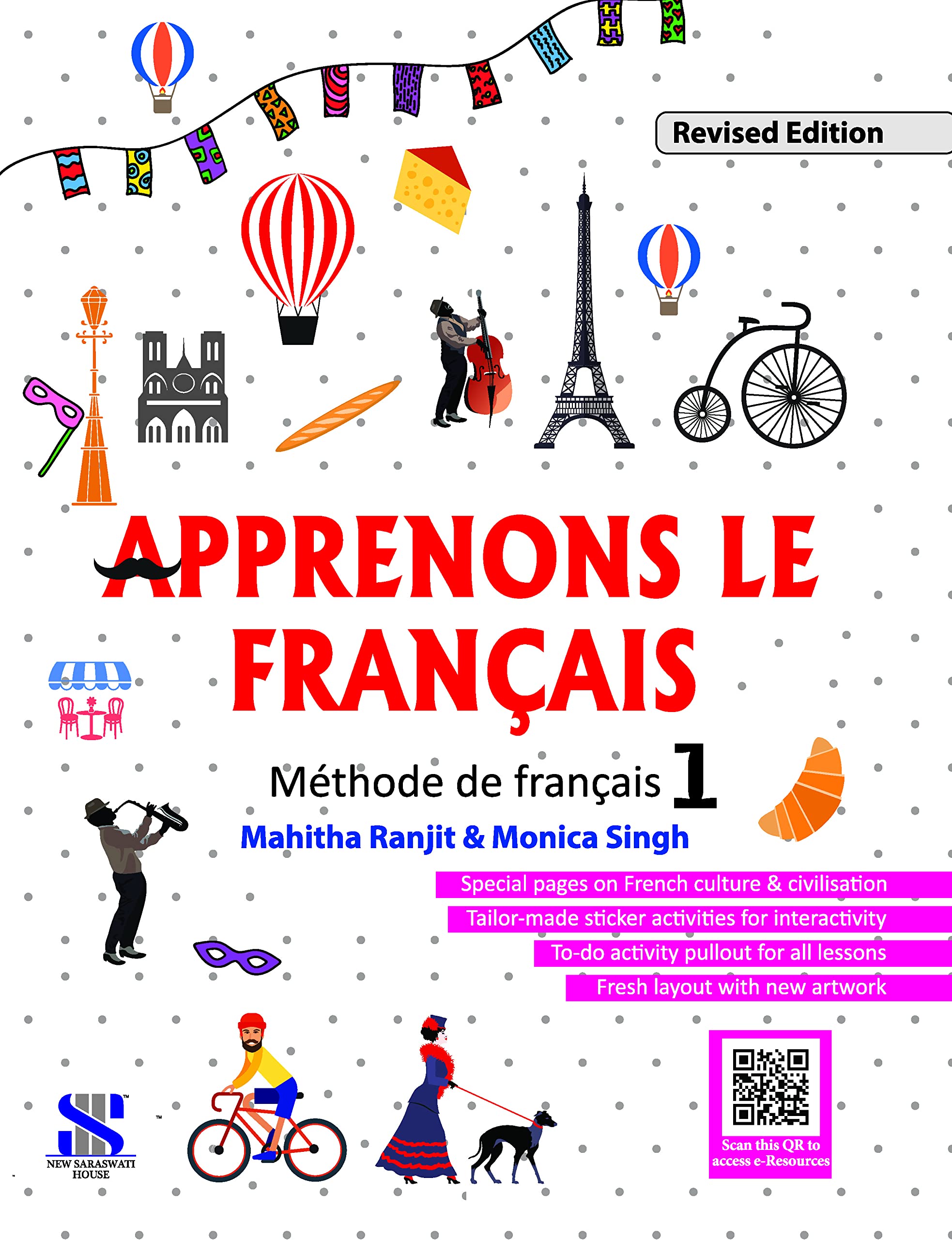 Apprenons Le Francais French Textbook 01: Educational Book Perfect Paperback – 1 January 2019