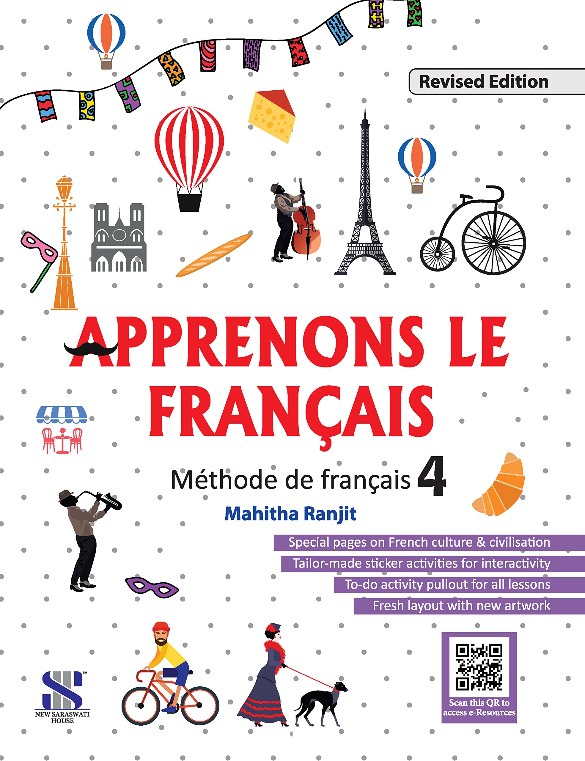 Apprenons Le Francais French Textbook 04: Educational Book Perfect Paperback – 1 January 2019